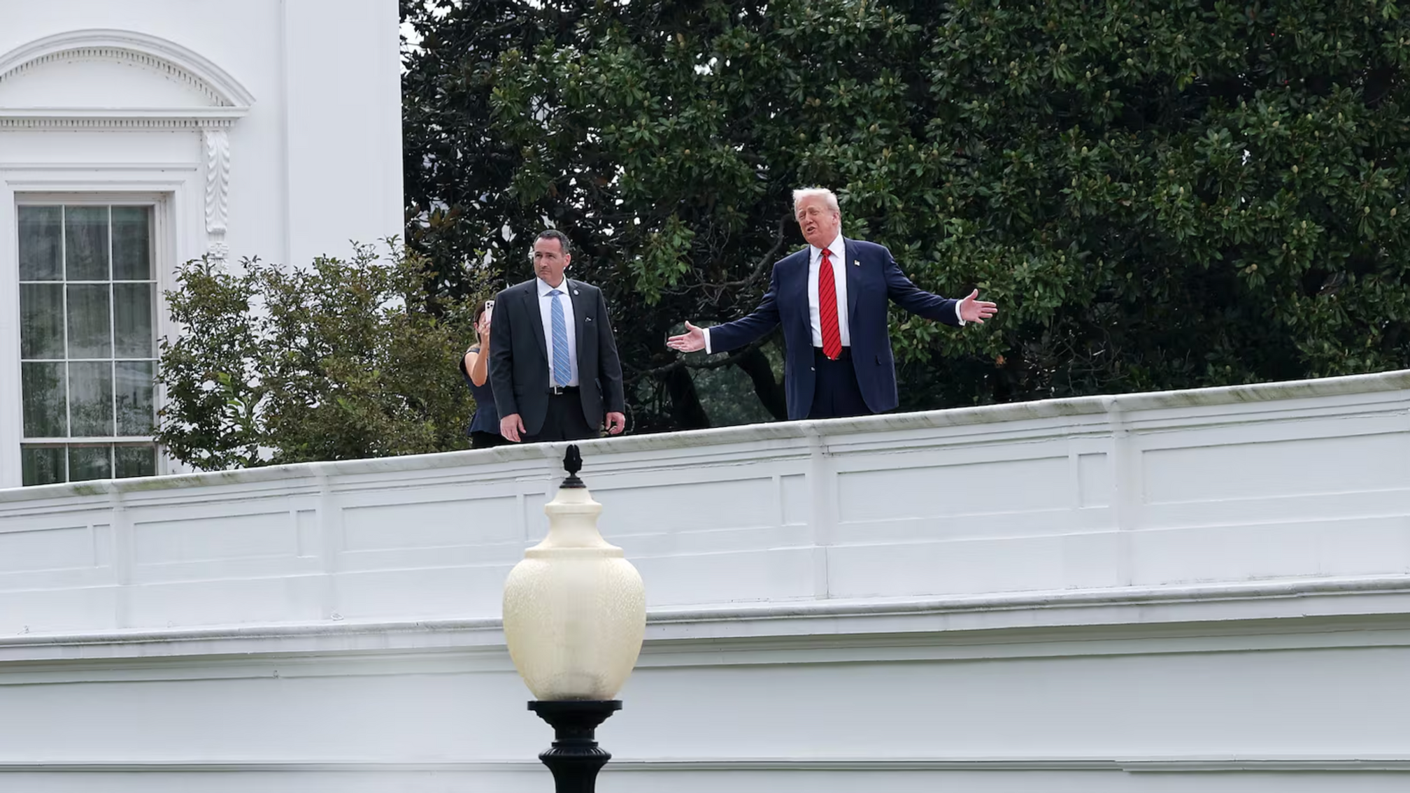 Trump on the Roof